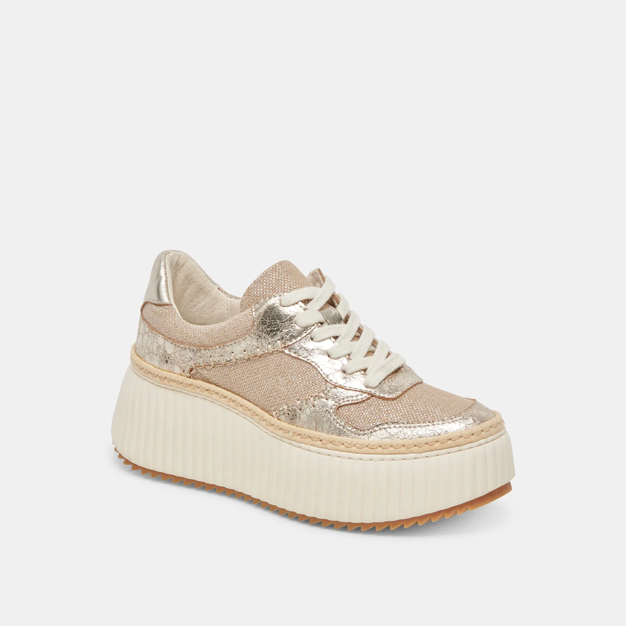 DANDI SNEAKERS LIGHT GOLD WOVEN