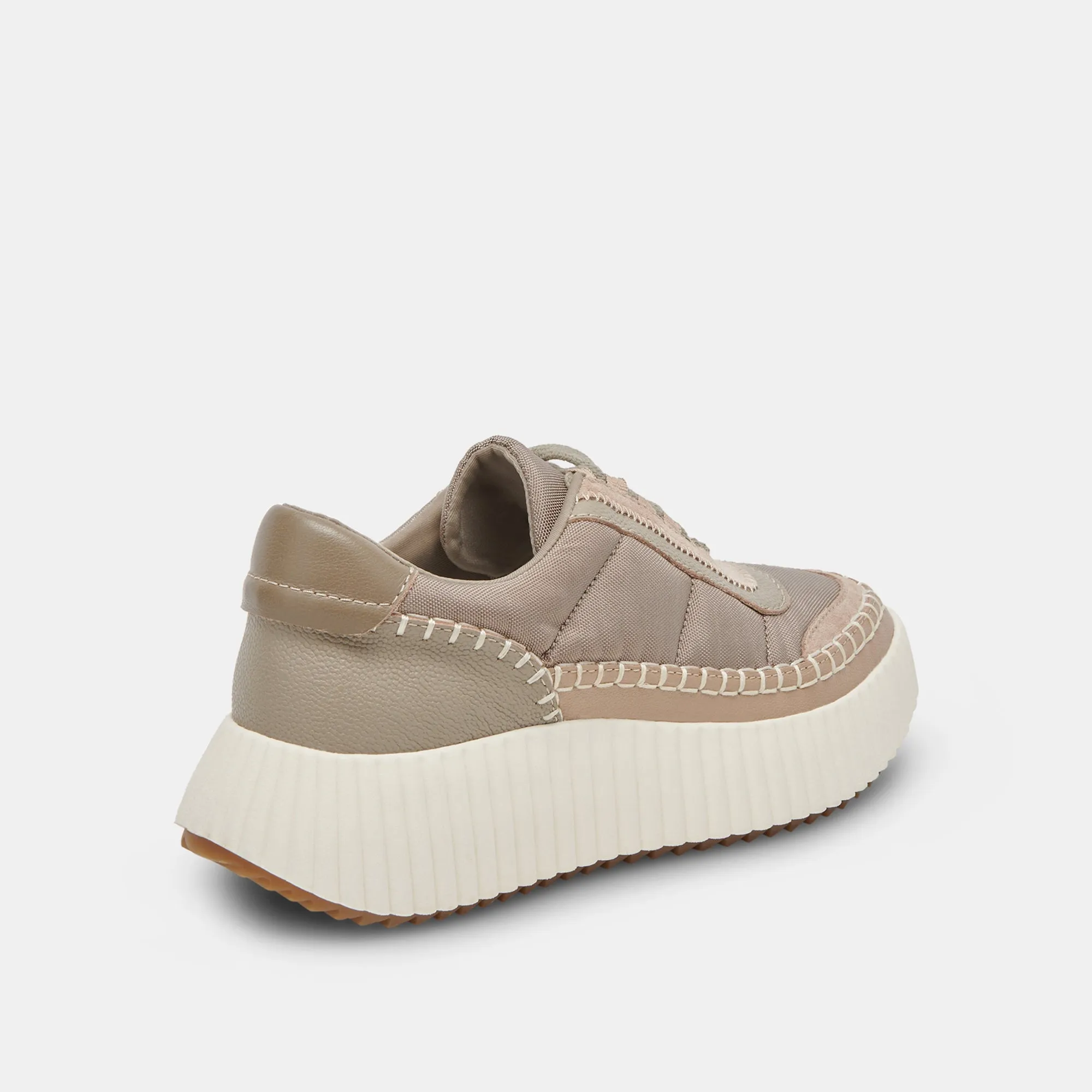 DOLEN NYLON SNEAKERS DK TAUPE NYLON