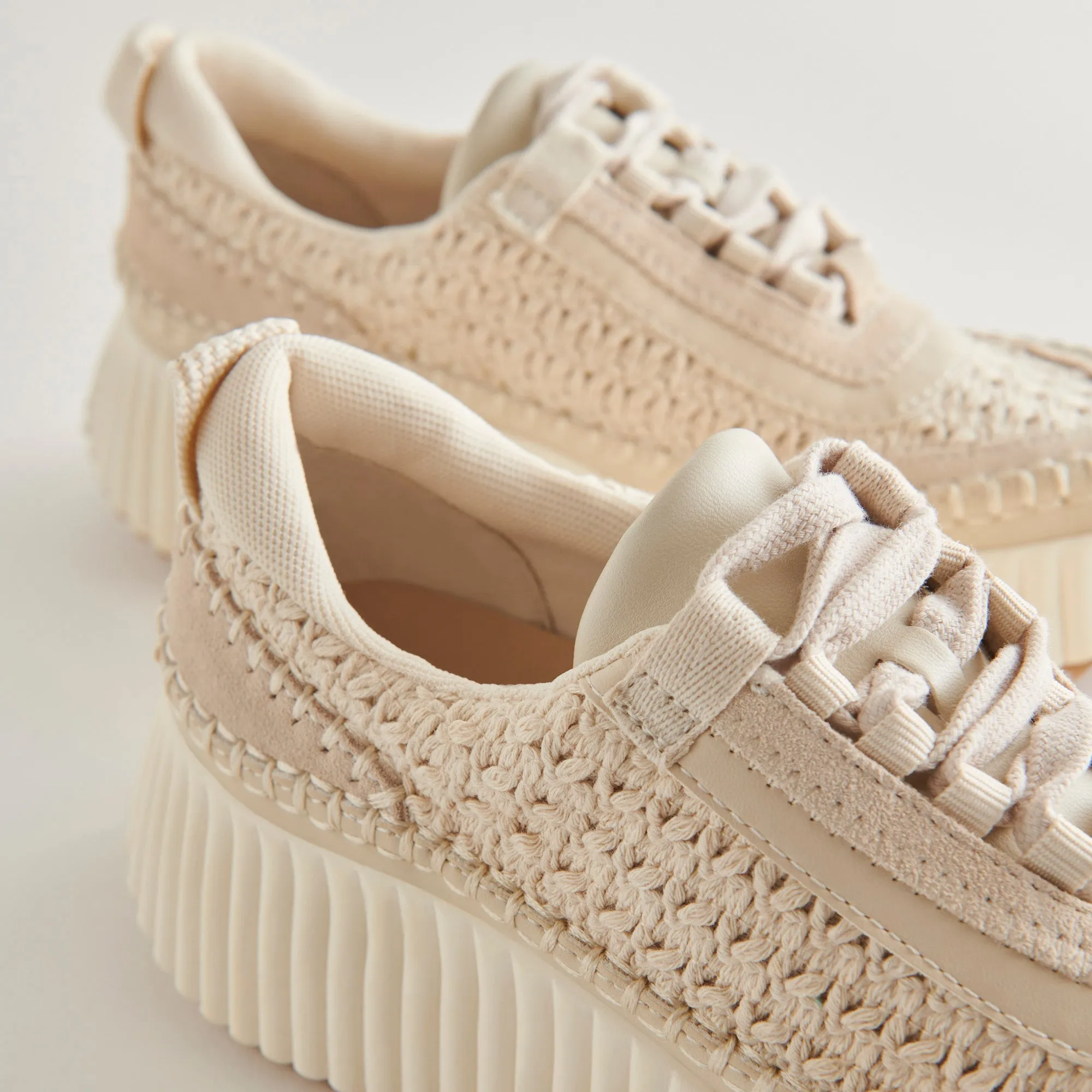 DOLEN SNEAKERS SANDSTONE KNIT - re:vita