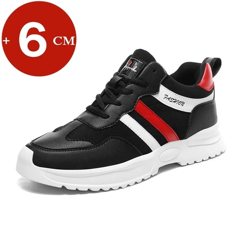 Elevator Height Boosting Sports Sneakers - Instantly Lift Height 6cm Stand Tall