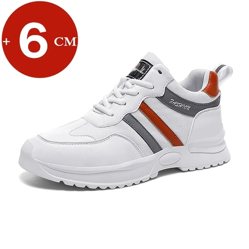 Elevator Height Boosting Sports Sneakers - Instantly Lift Height 6cm Stand Tall