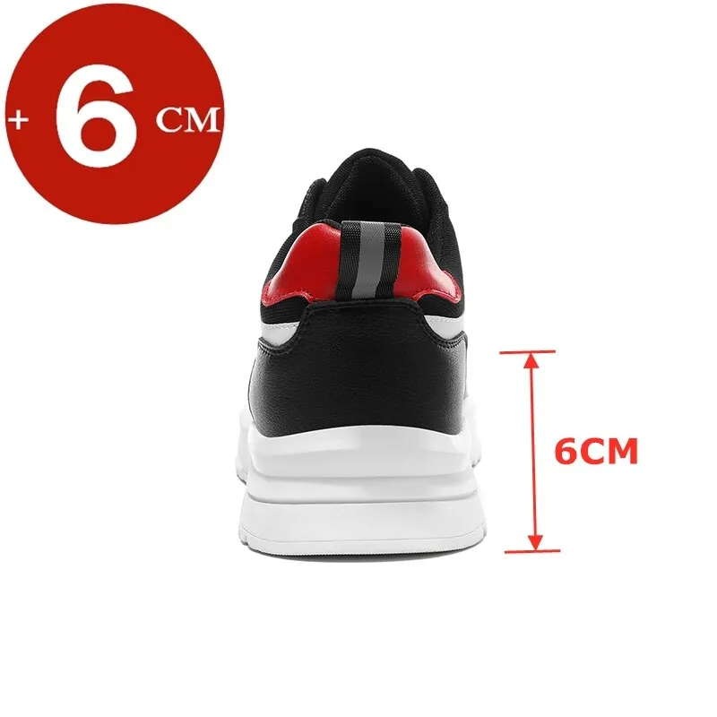 Elevator Height Boosting Sports Sneakers - Instantly Lift Height 6cm Stand Tall