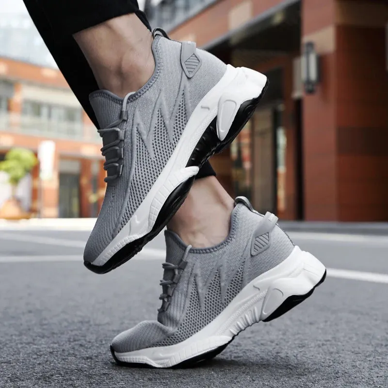 Elevator Sneakers AirMesh 6cm-10cm Height Boosting Platform Sport Breathable Skyscraper Shoes Make You Taller