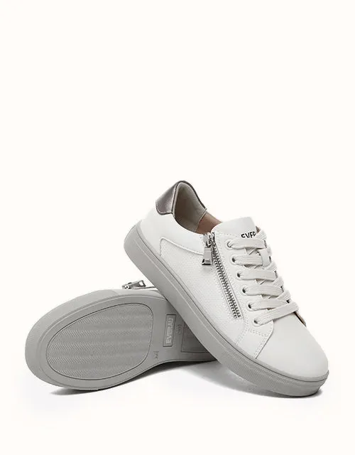 EVERAU® Chloe White Sneakers