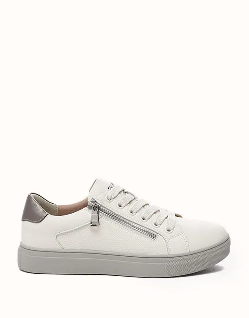 EVERAU® Chloe White Sneakers