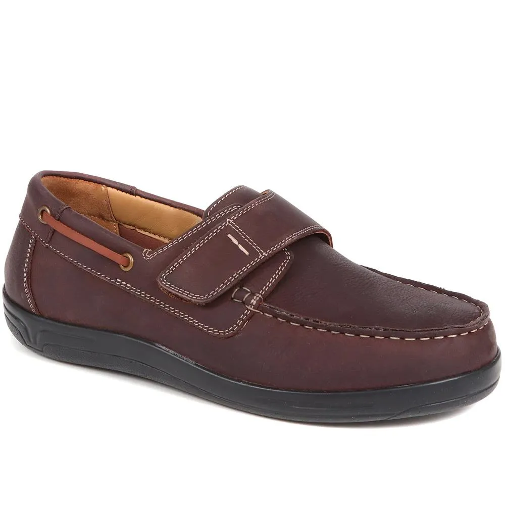 Extra Wide Fit Touch-Fasten Boat Shoes - ARTURO / 323 741