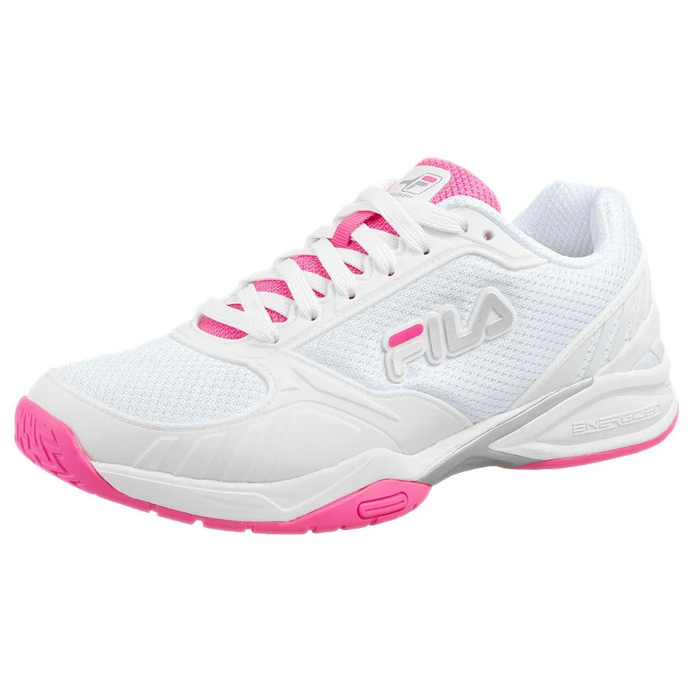 Fila Women's Volley Zone Pickleball - White/Knockout Pink