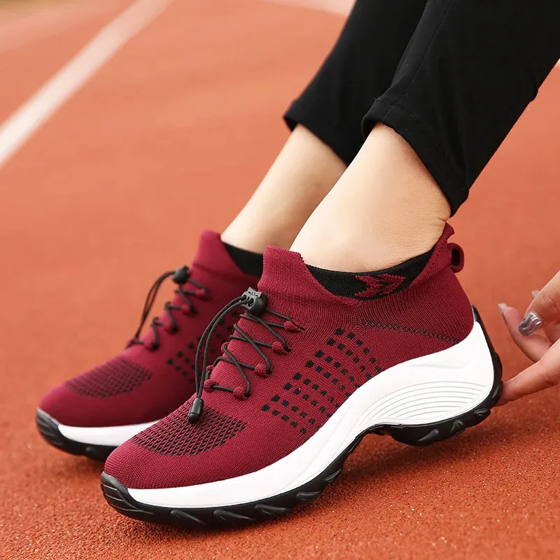 Florence - Stylish Height-Boosting Casual Sneakers for Women