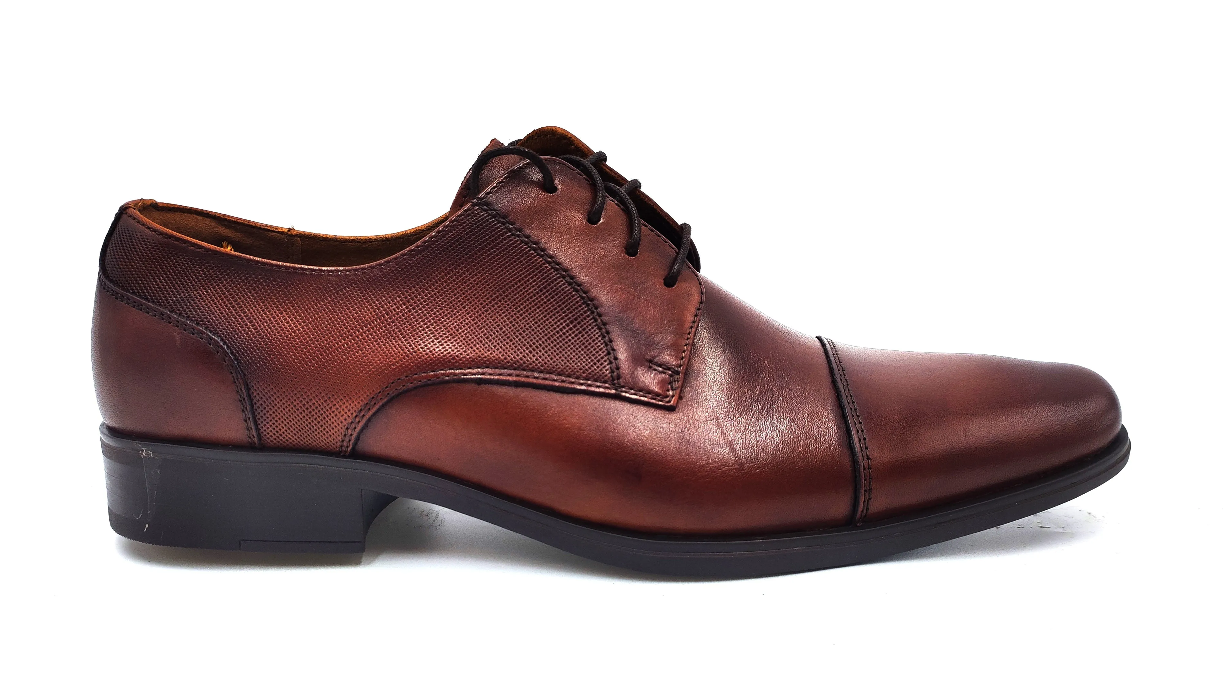 FLORSHEIM,CAP TOE-LACE UP-SHOES-JACKSONCT11924-COGNAC