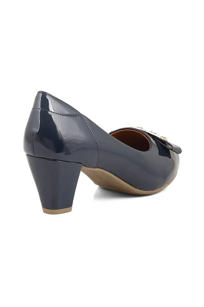 Formal Court Shoes I44435-Navy