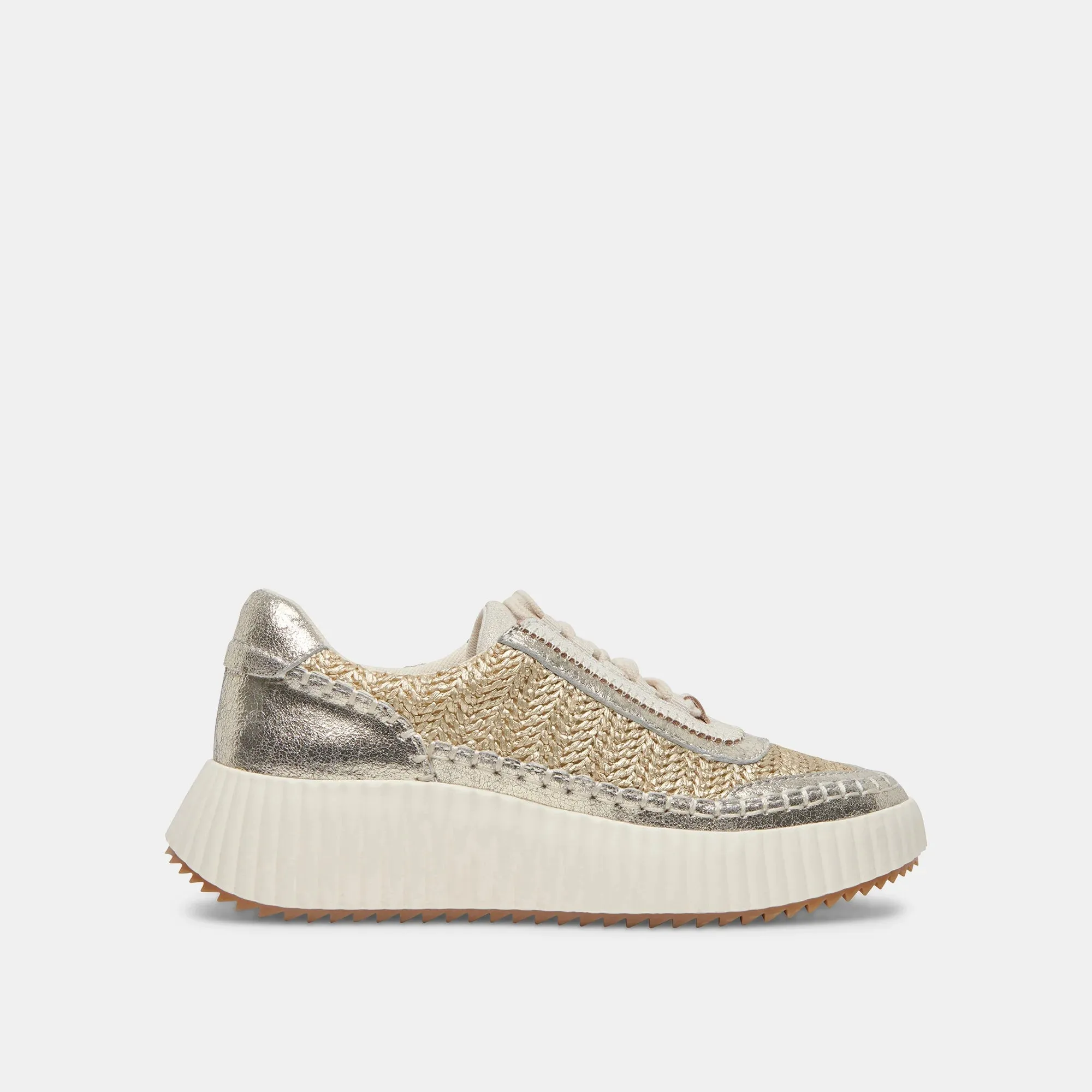 Gold Knit Dolen Sneakers