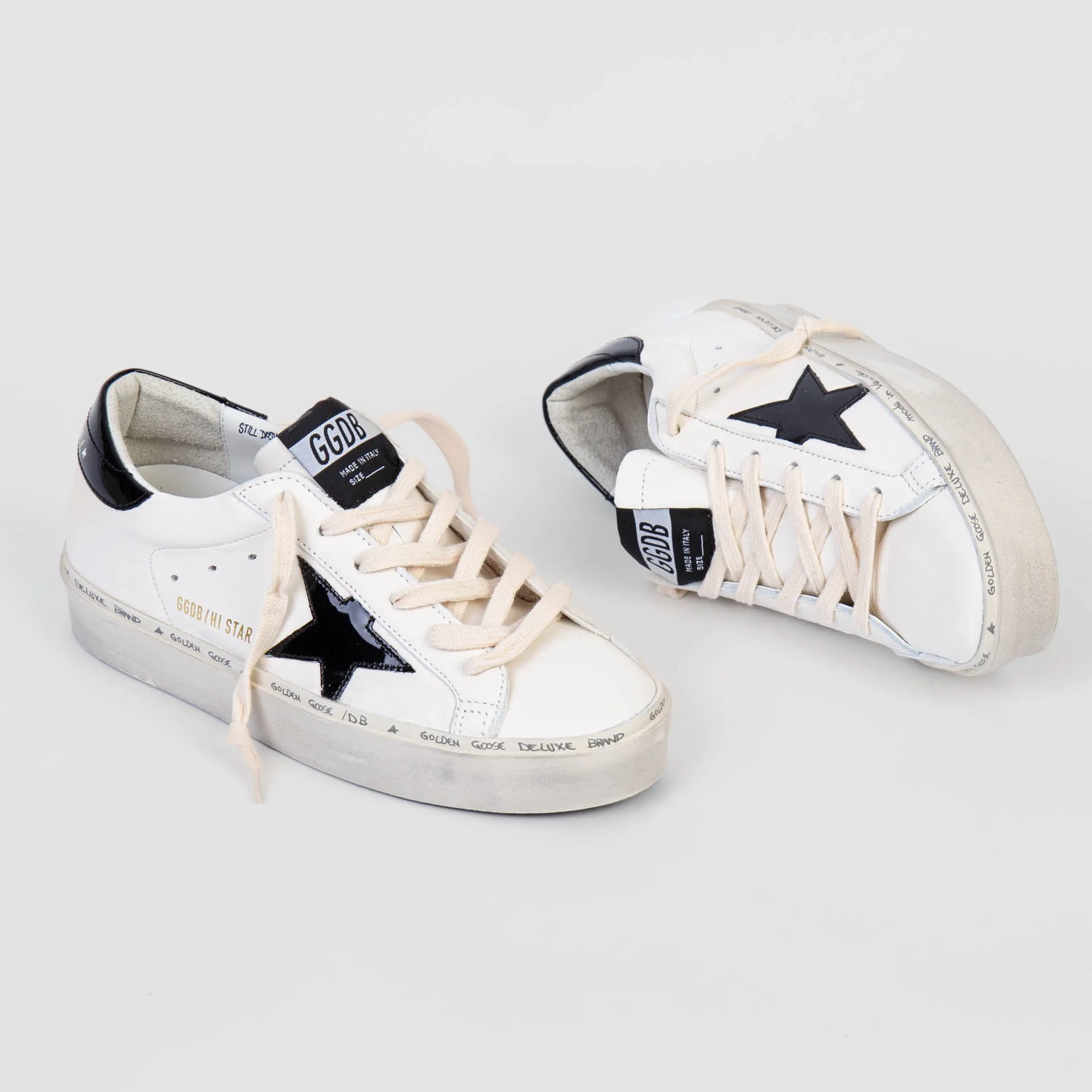 GOLDEN GOOSE SNEAKERS GWF00118.F006188 10283 WHITE/BLACK