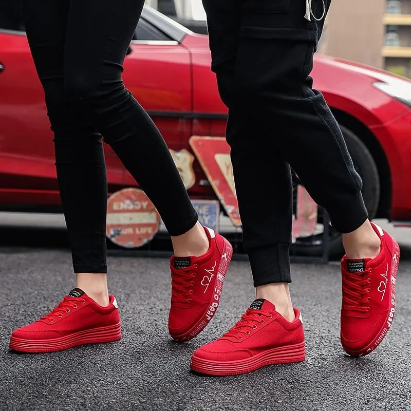 Grunge Casual Sneakers 4cm Height Boosting Elevator Thick Sole Shoes