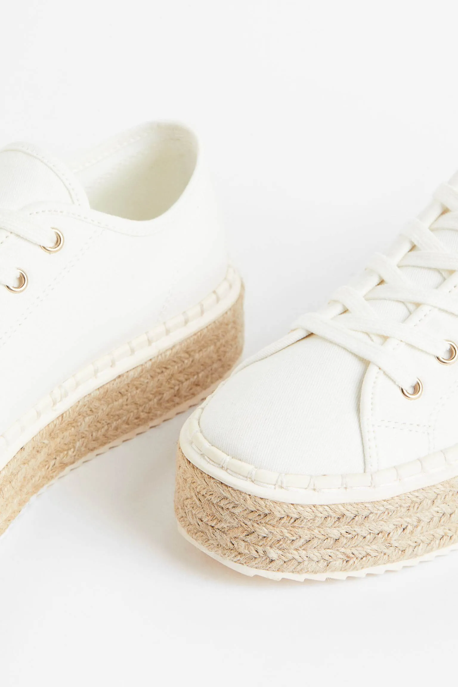 H&M Espadrille sneakers, white