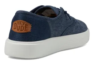 Hey Dude Conway Craft Linen Sneakers, Navy