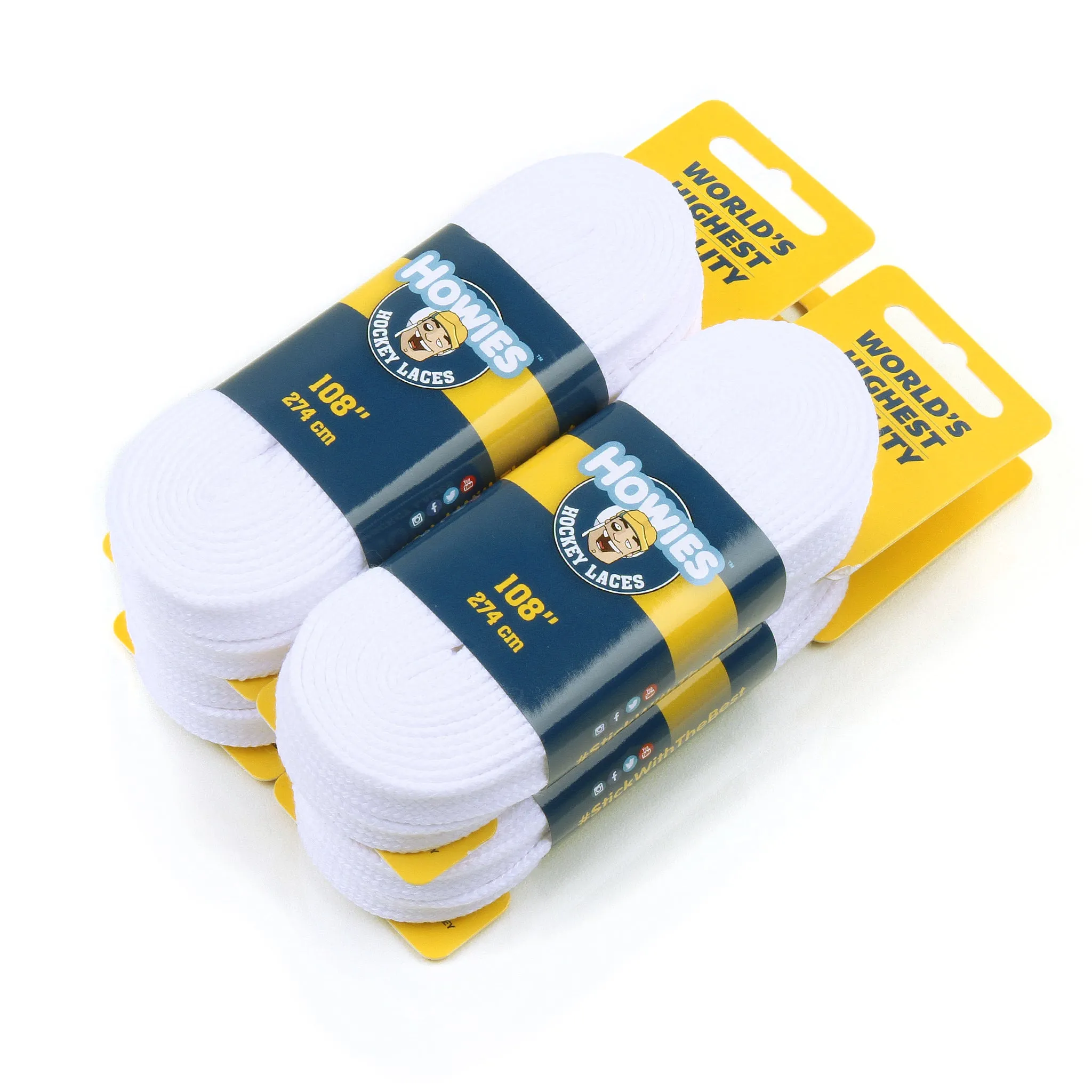 Howies White Cloth Referee Skate Laces