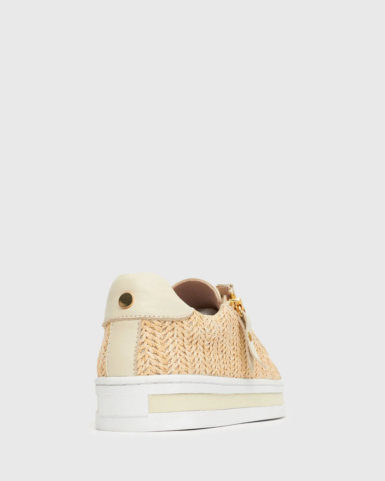 IMMY Raffia Platform Sneakers