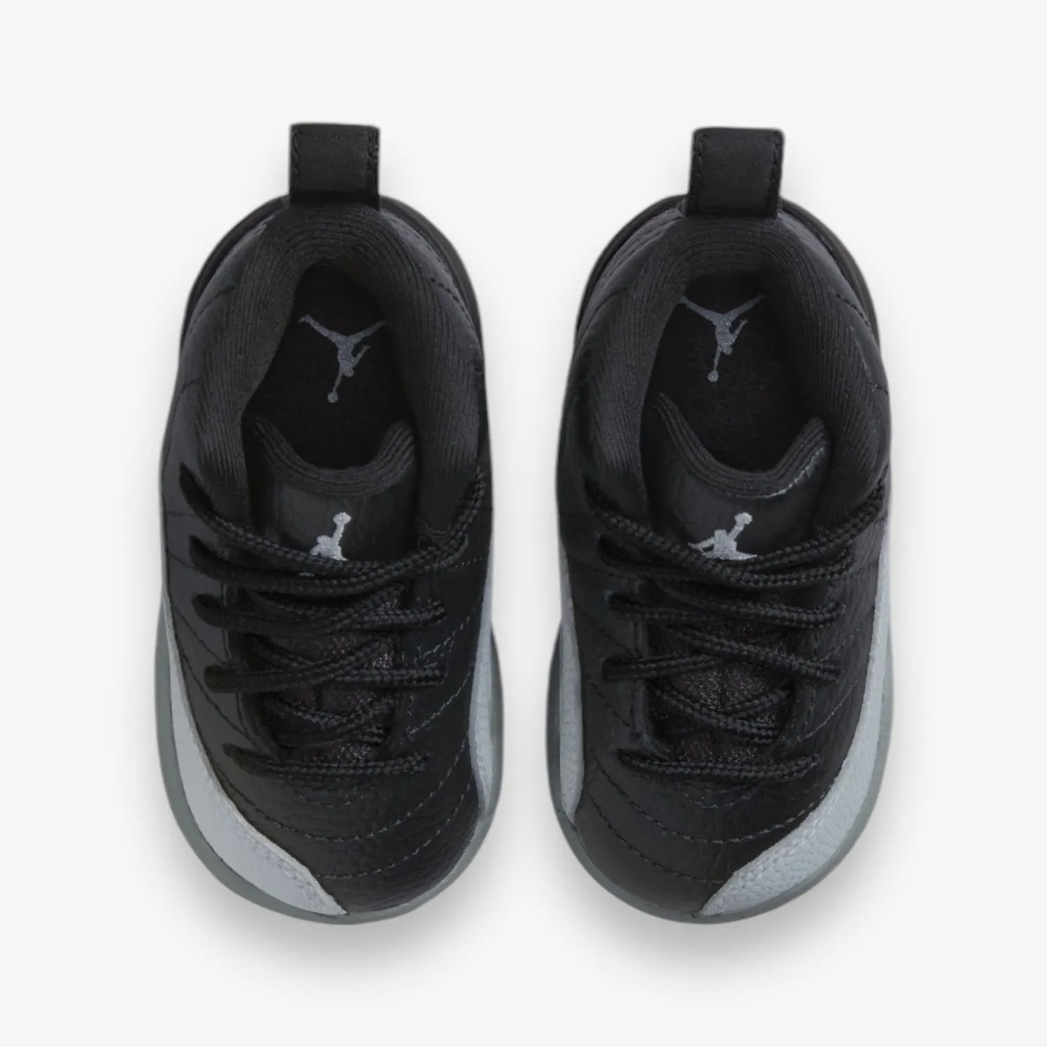 Jordan 12 Retro TD Black Wolf Grey White Toddler Sizes 850000-010