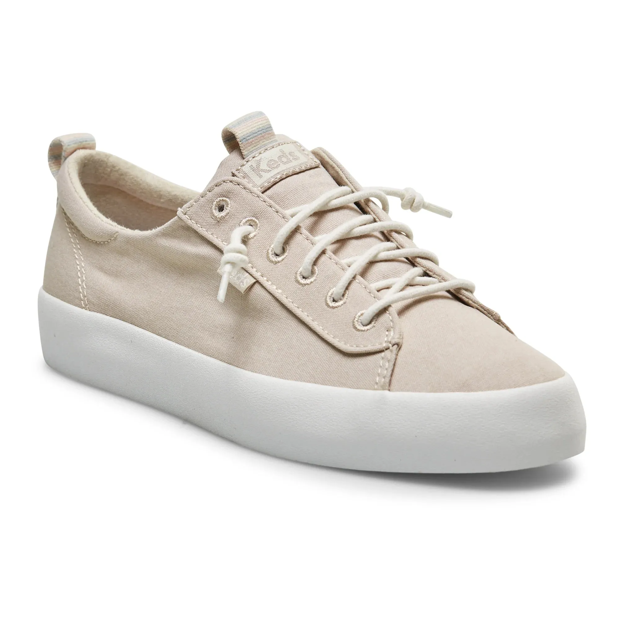 KEDS Kickback Canvas Runners - Oatmeal