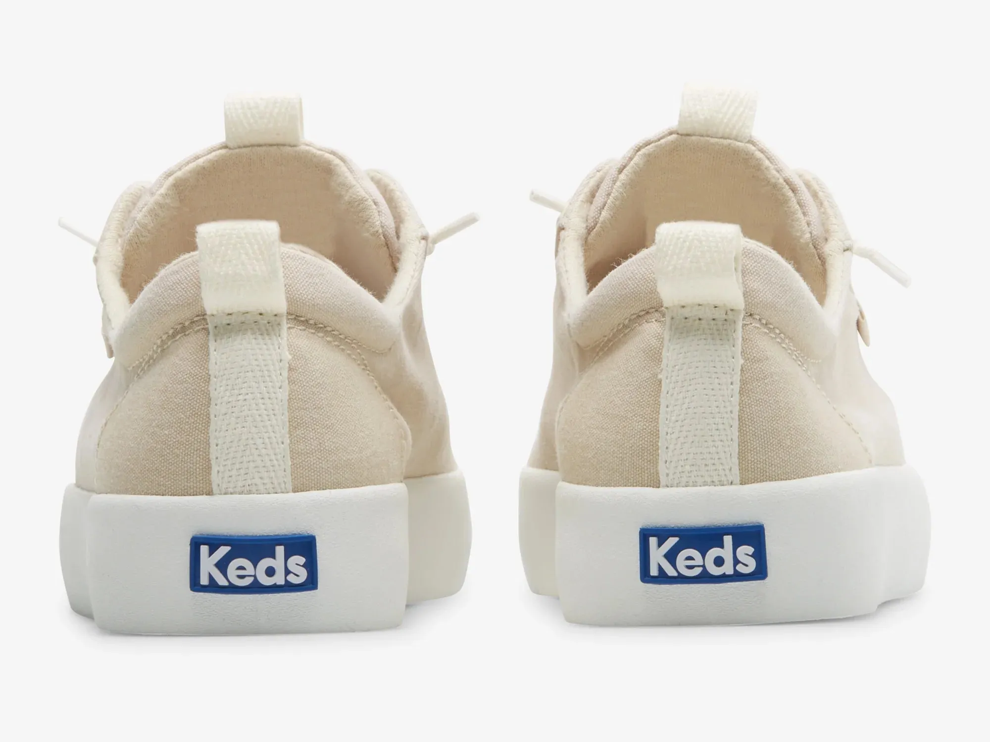 KEDS Kickback Canvas Runners - Oatmeal