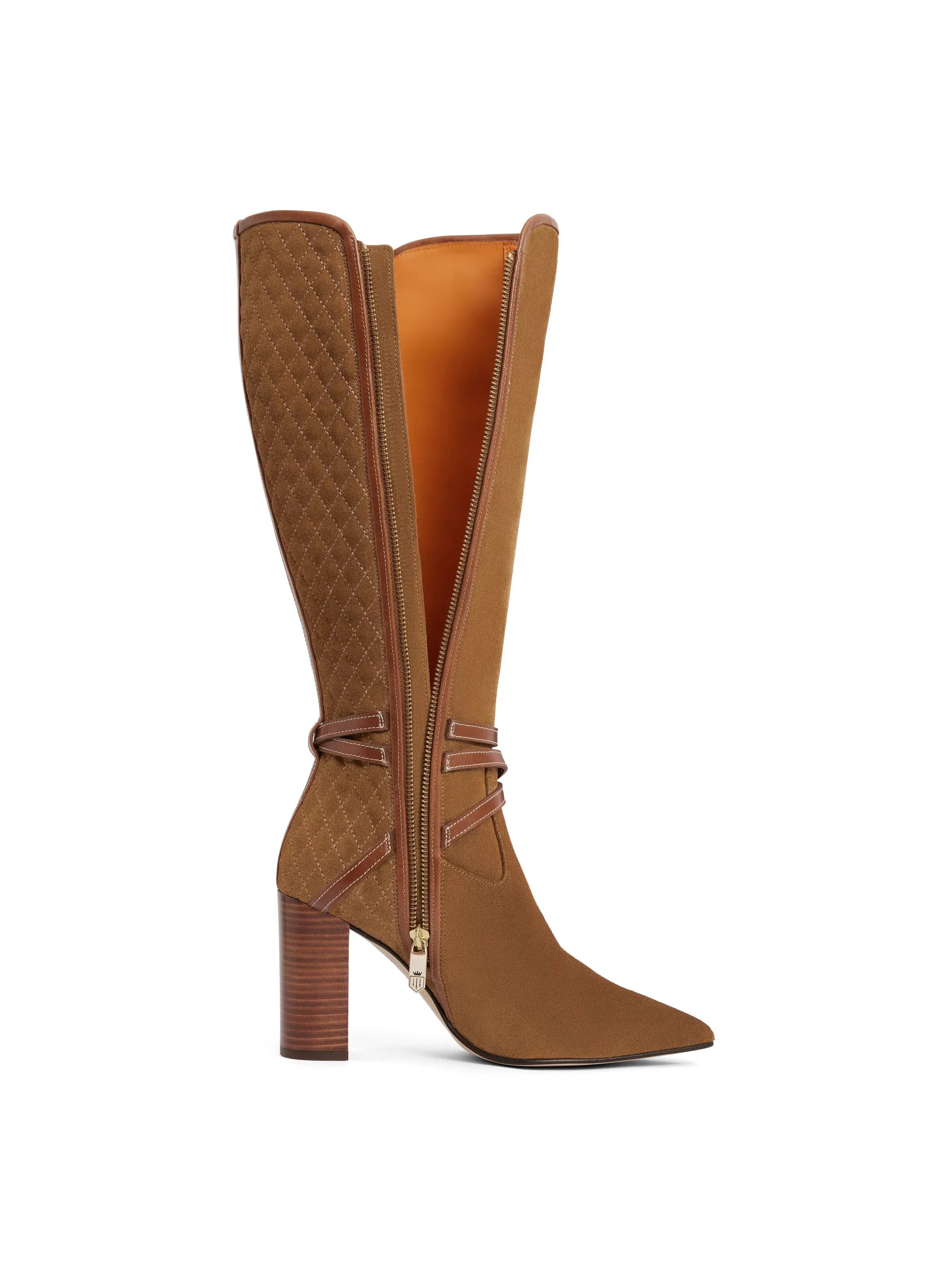 Knee High Chiswick - Tan Suede