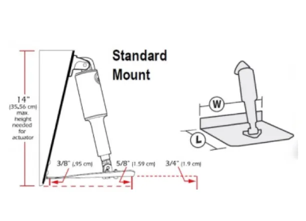 Lenco Standard Mount Trim Tab Kits - 9 Models