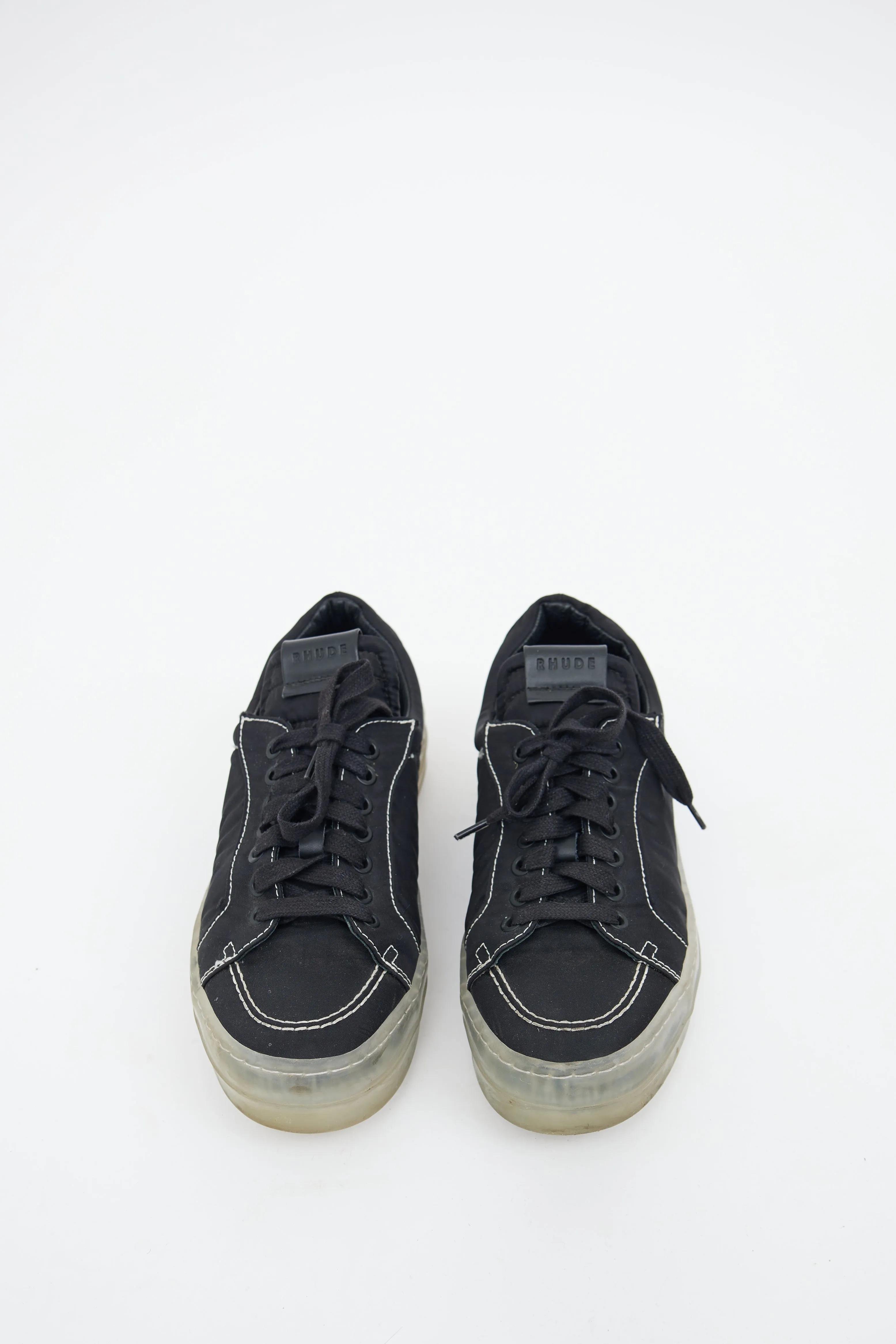 Lo Black Nylon Sneakers