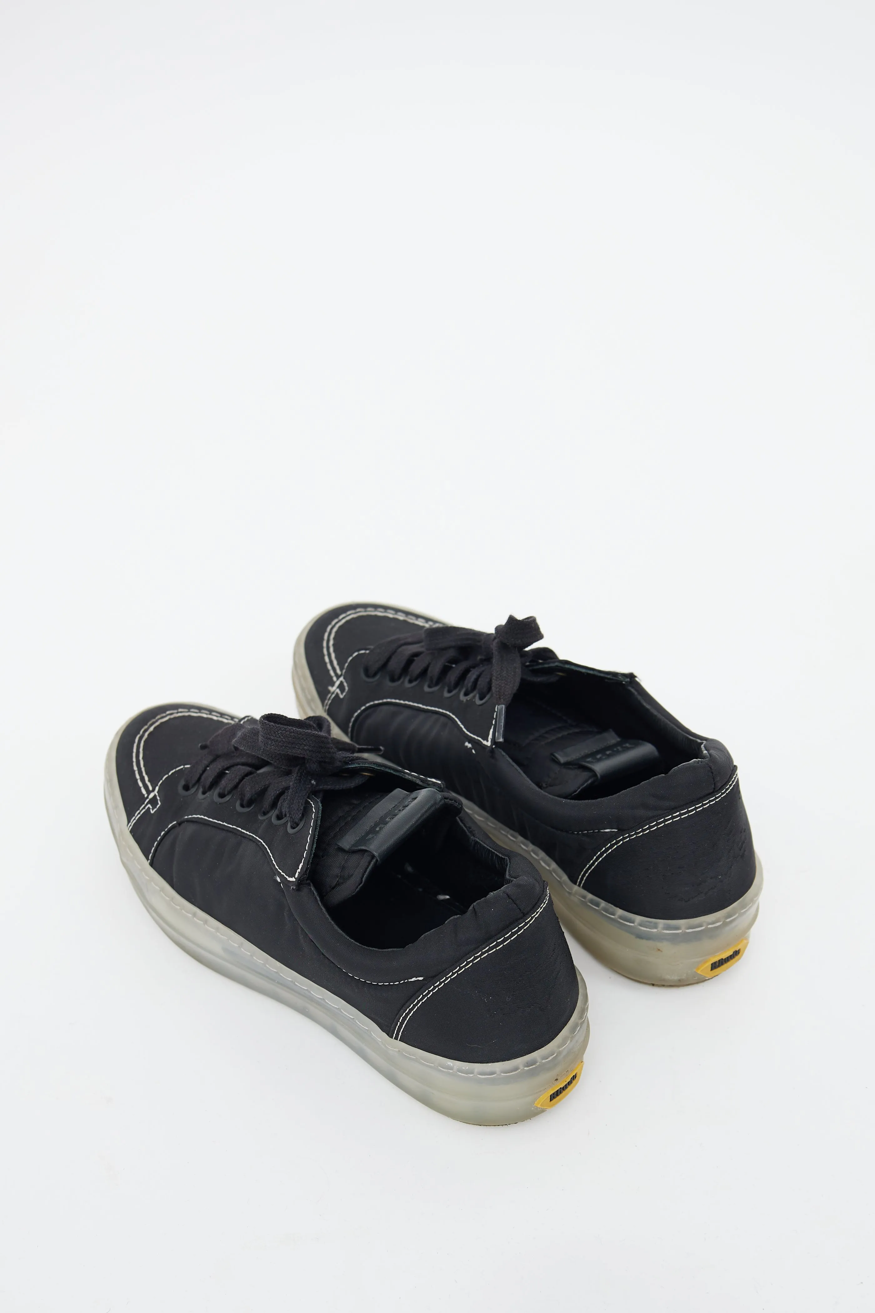 Lo Black Nylon Sneakers