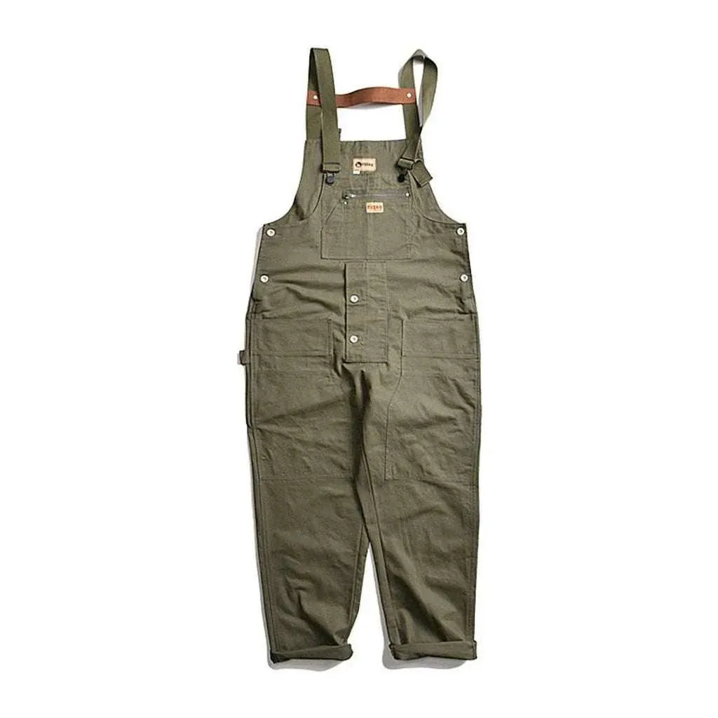 Loose fit men's jeans dungaree