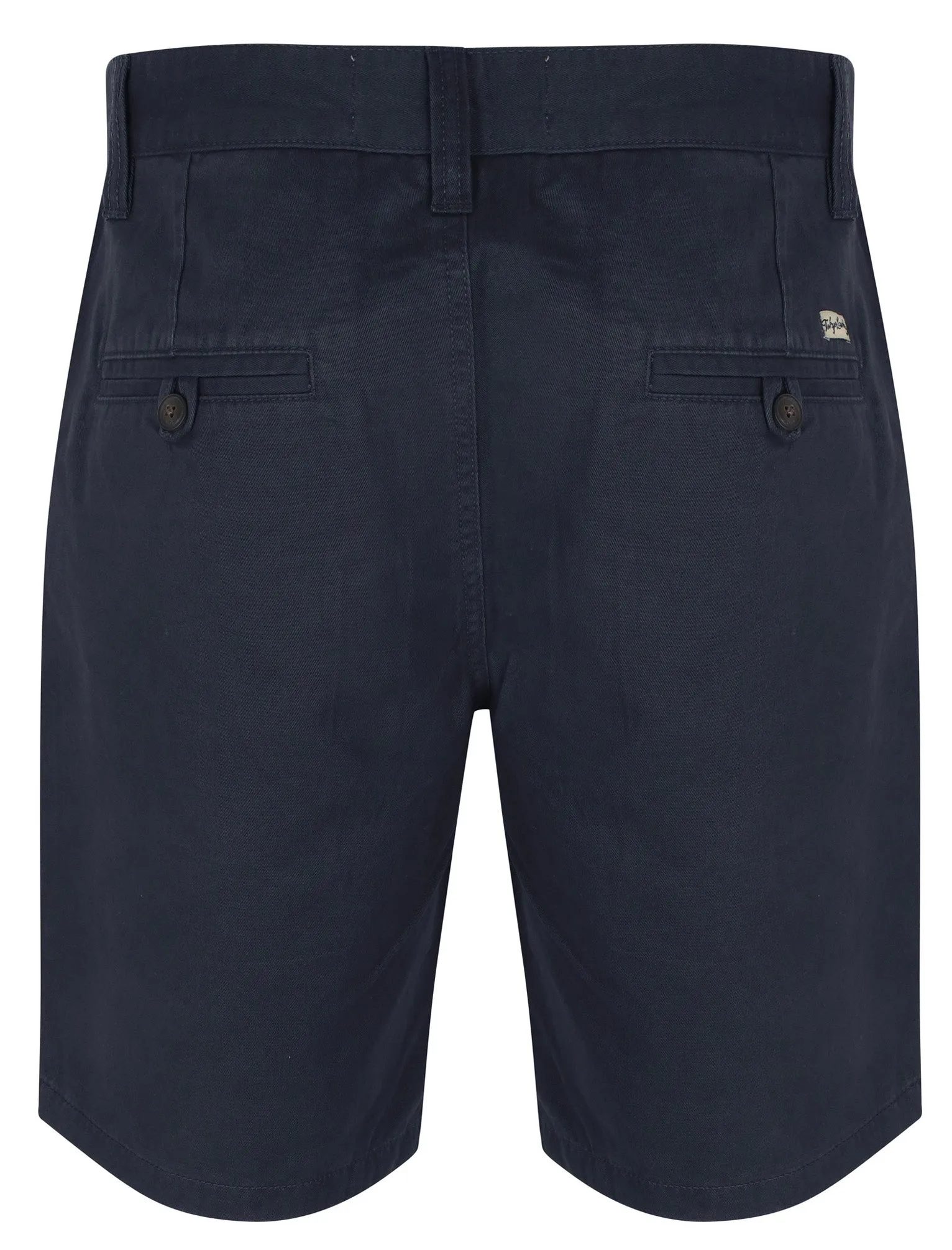 Loxton Cotton Twill Chino Shorts In Blue Nights - Tokyo Laundry