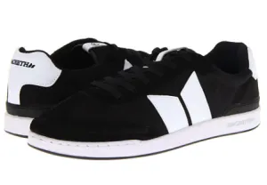 Macbeth Madrid Black White Suede Canvas