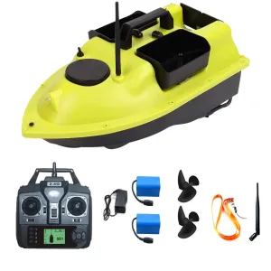 MEKNIC Fishing Bait Boat with GPS- 500M/546 Yards Remote Control Fish Finder Bait Boat for Fishing- 4.4LBS Loading Bait Boat for Carp Fishing Hook