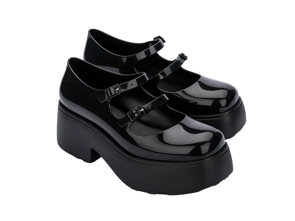 Melissa Farah AD Platform Block Heels Black Sneakers For Women