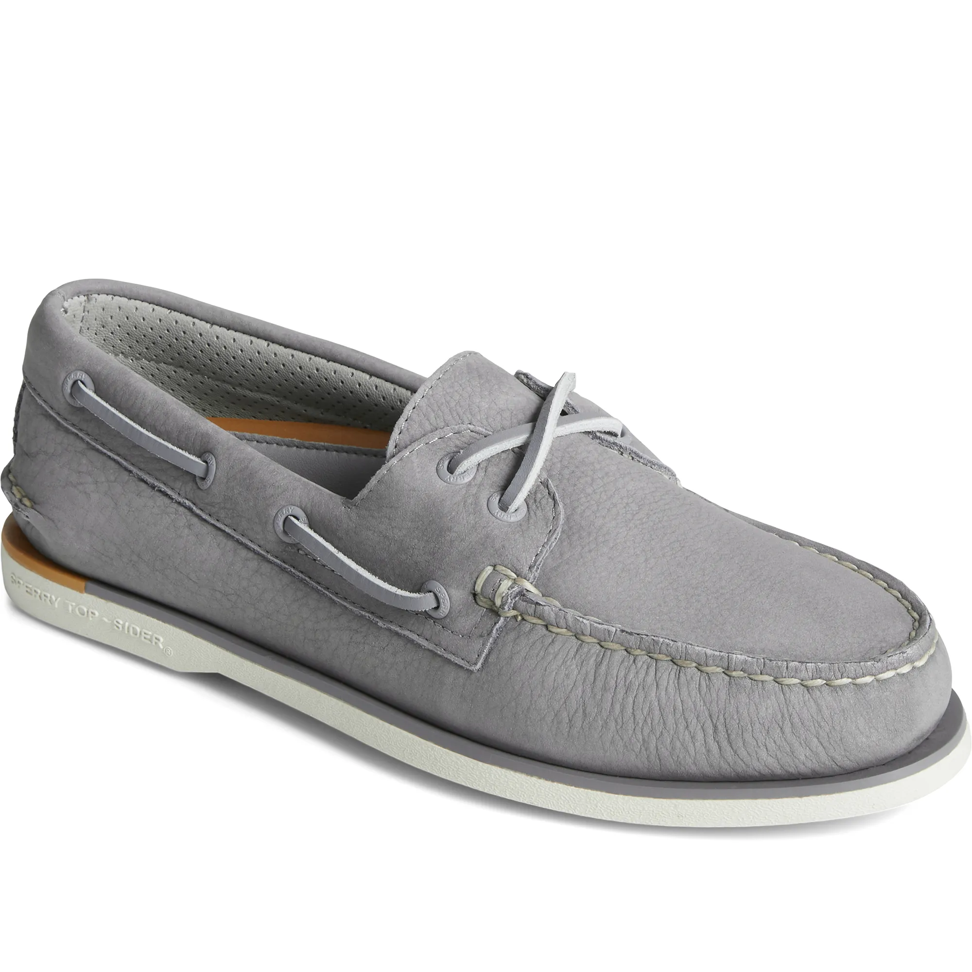 Men's Gold Cup Authentic Original Nubuck Boat Shoe - Grey (STS24499)