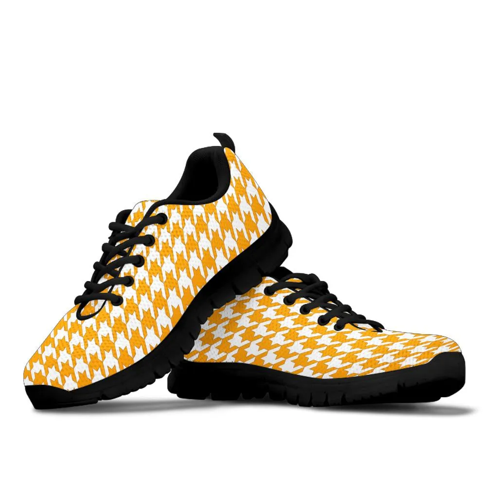 Mesh Sneaker_Gold on White_HT Pattern