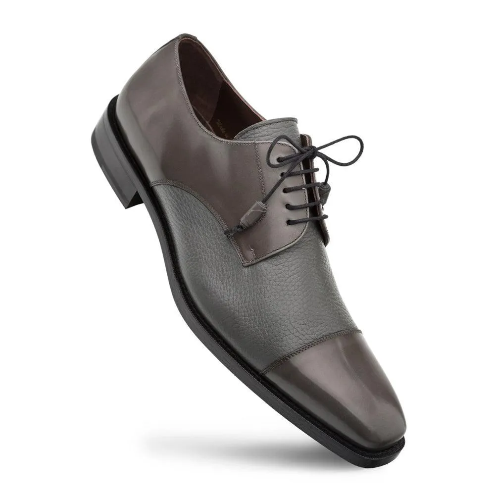 Mezlan Soka Grey Cap Toe Shoes