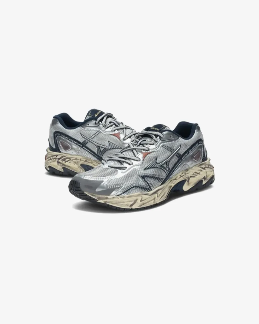 Mizuno Adventure Silver Navy Sneakers