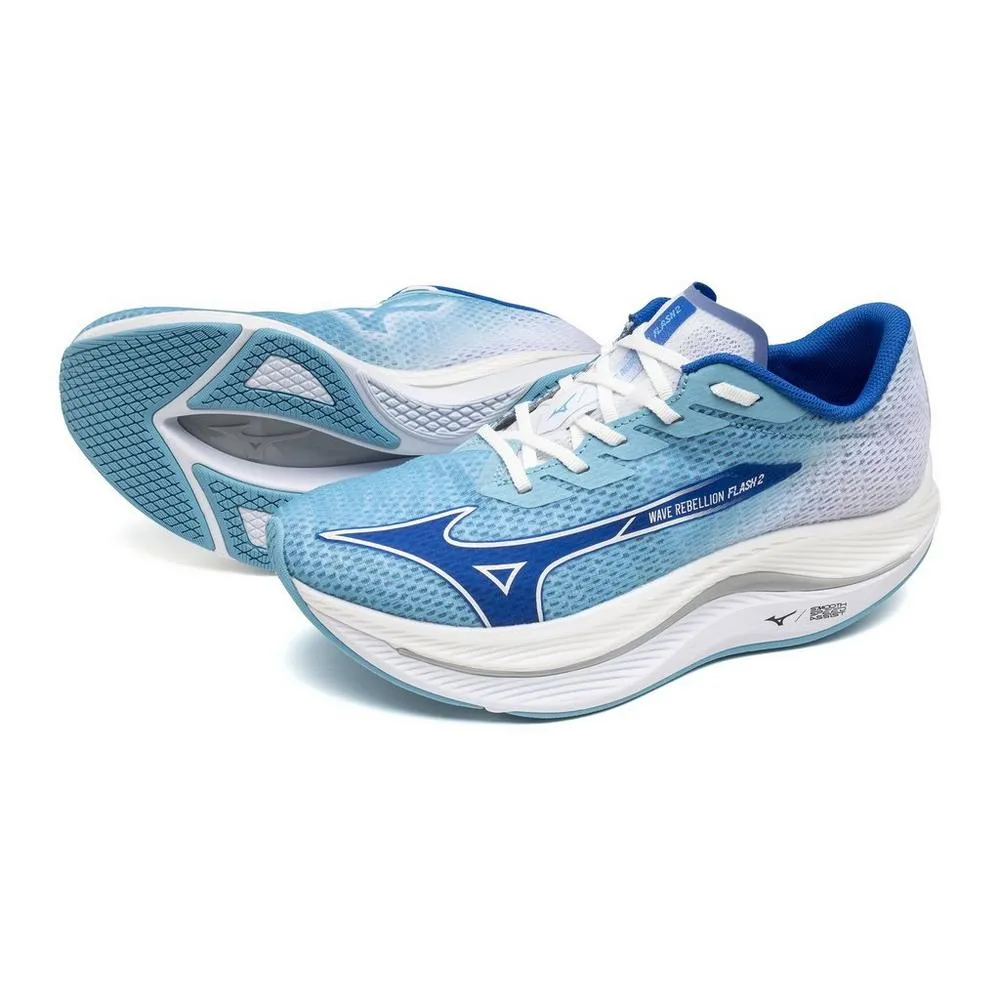 Mizuno Men's Wave Rebellion Flash 2 - River Blue/Mugen Blue