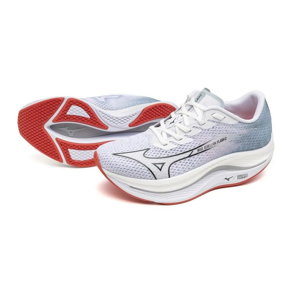 Mizuno Men's Wave Rebellion Flash 2 - White/Black