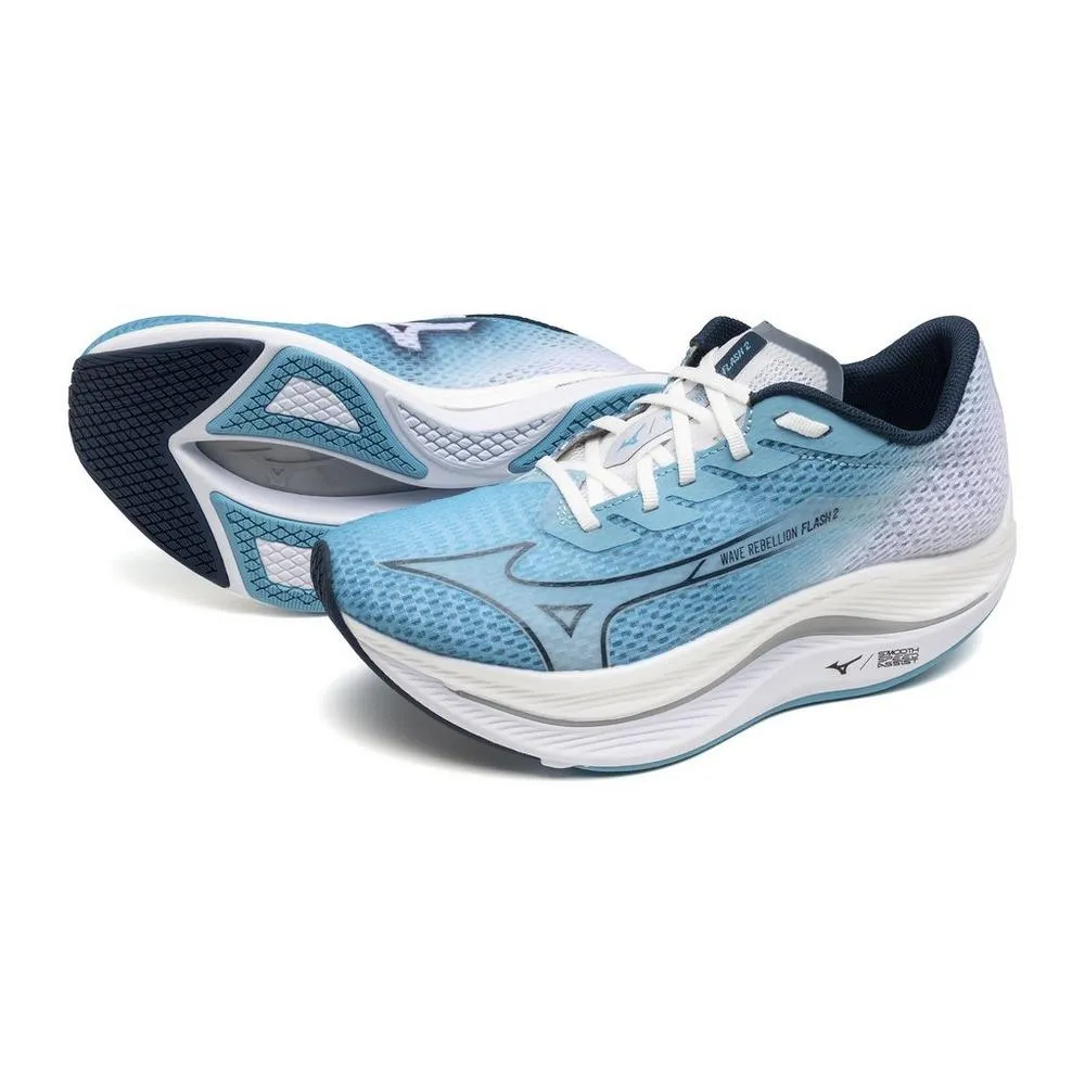 Mizuno Women's Wave Rebellion Flash 2 - River Blue/Blue Wing Teal