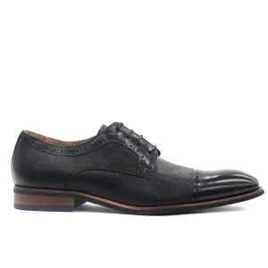 MORETTI,CAP TOE-LACE UP-SHOES-M31995-BLACK