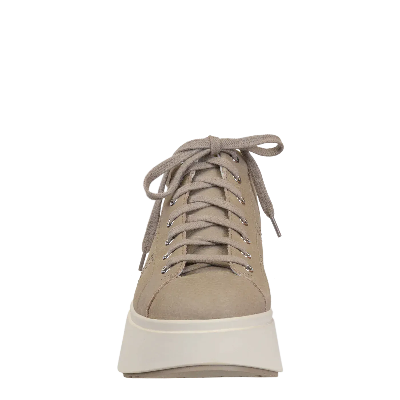 Naked Feet Essex Greige Platform Sneakers