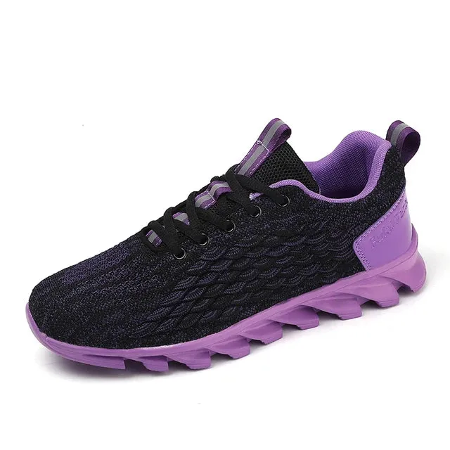 Neon Color Solid Air Mesh Sneakers