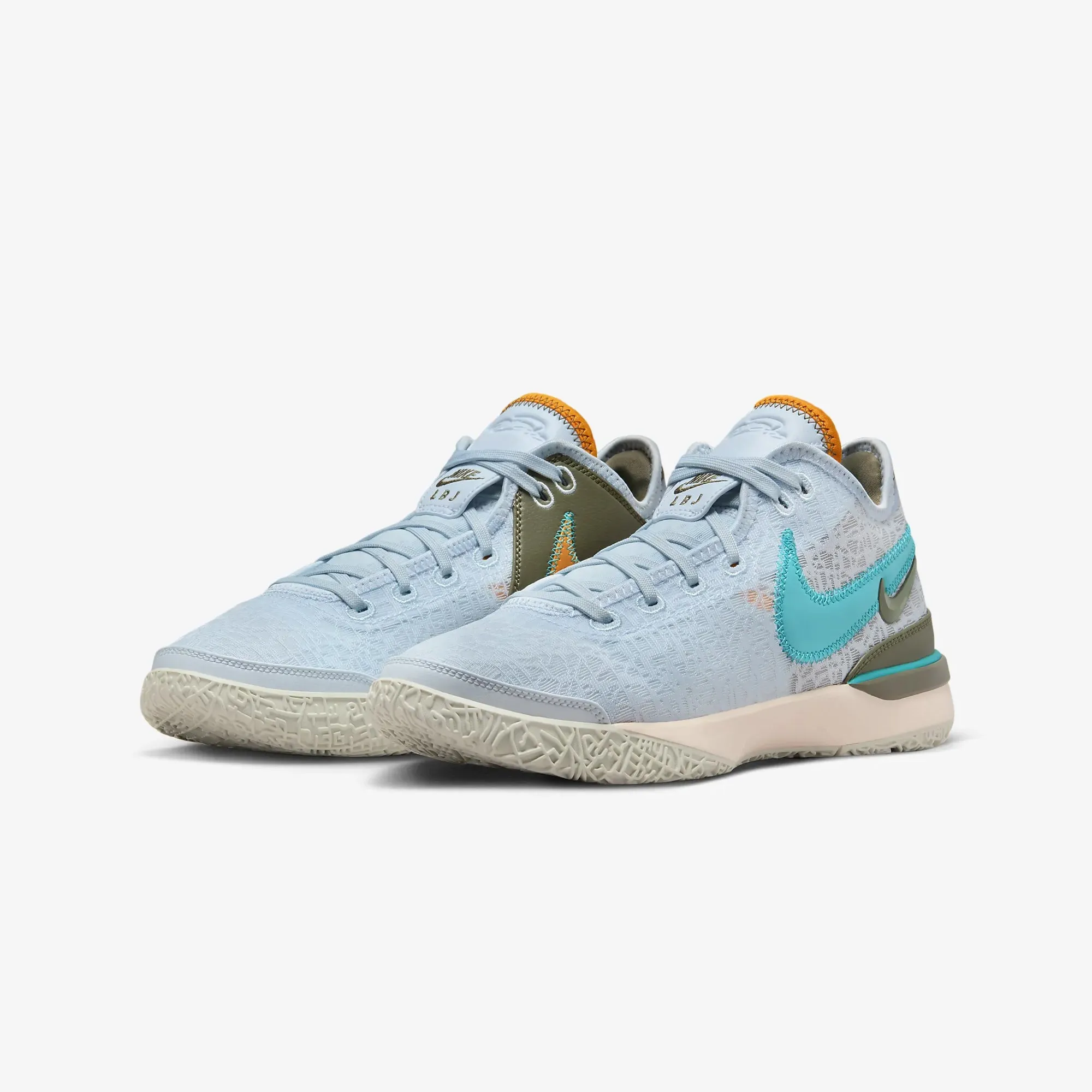 Nike | LEBRON NXXT GEN EP  { BLUE TINT/TEAL NEBULA-GUAVA ICE