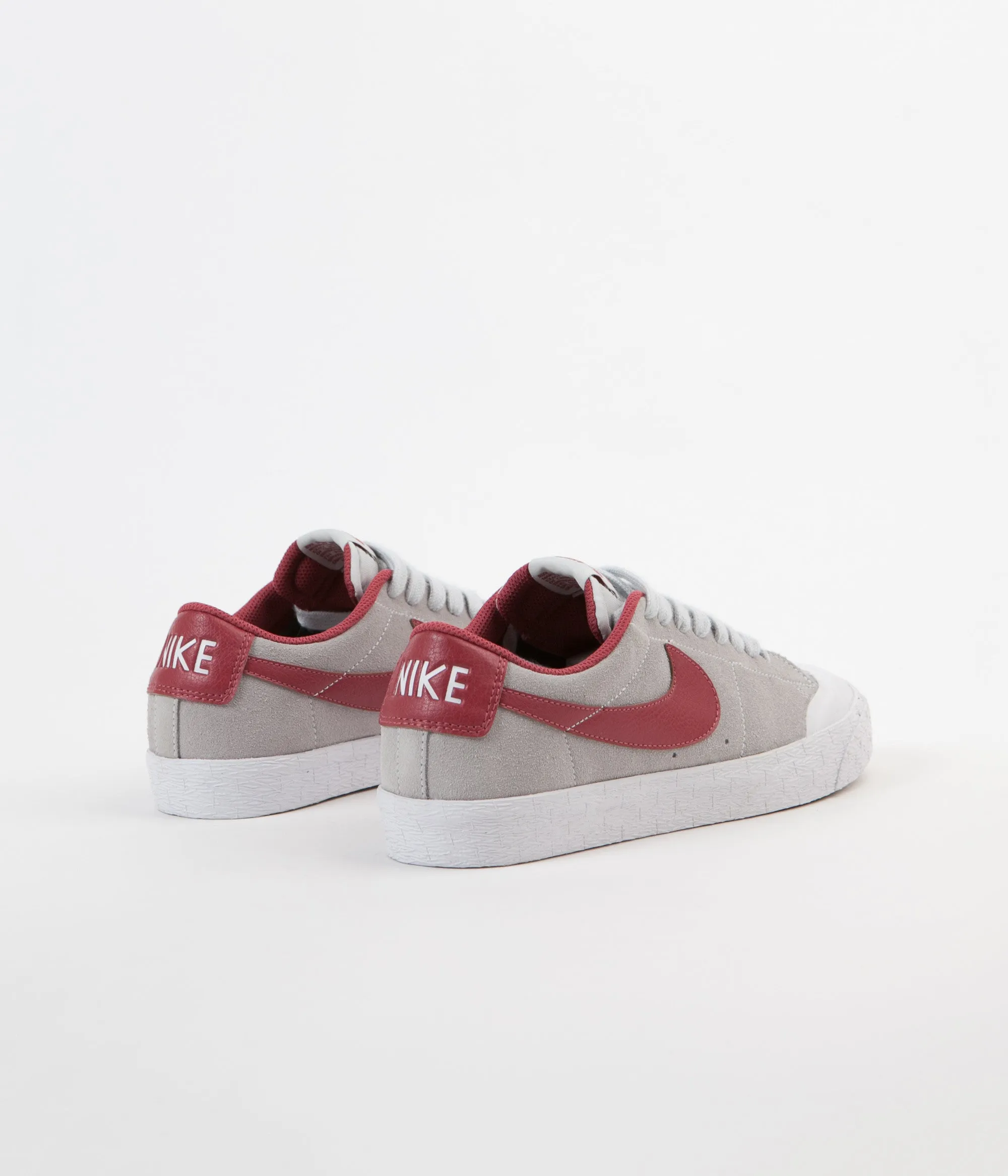 Nike SB Blazer Low XT Shoes - Pure Platinum / Cedar - White