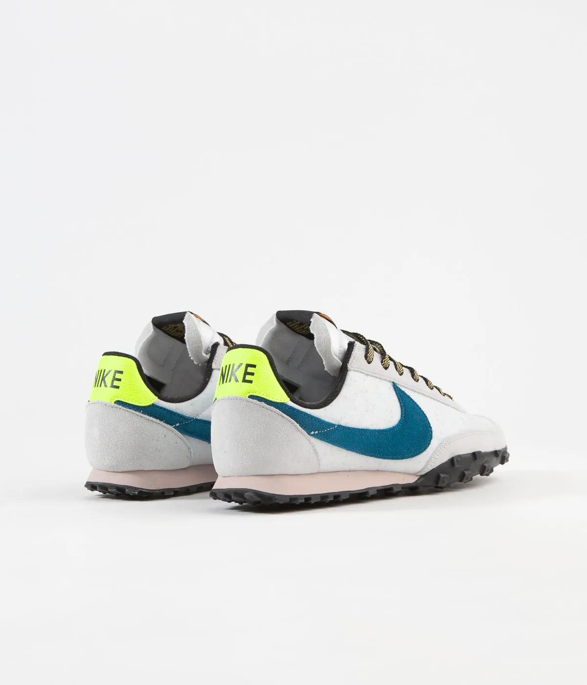 Nike Waffle Racer Shoes - Summit White / Green Abyss - Photon Dust