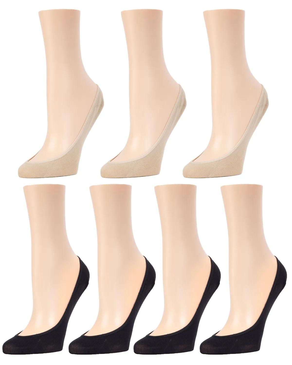 No-Show Micro Shoe Liners 7-Pack