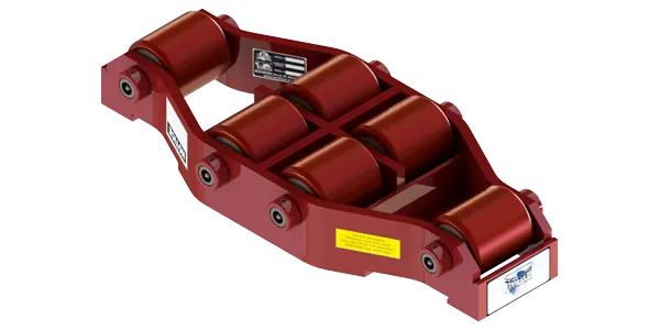 Non Tilt Swivel Utility Skate HUMS-HD-50-P | 20 Ton Capacity - Polyurethane Rollers