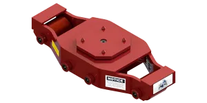 Non Tilt Swivel Utility Skate HUMS-HD-50-P | 20 Ton Capacity - Polyurethane Rollers