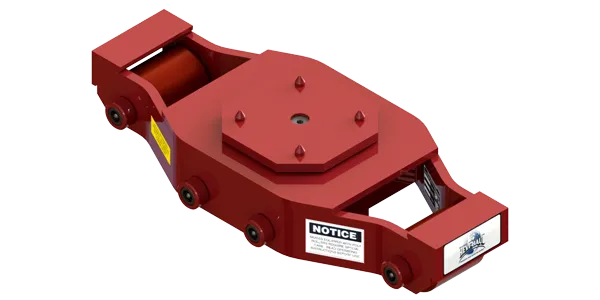 Non Tilt Swivel Utility Skate HUMS-HD-50-P | 20 Ton Capacity - Polyurethane Rollers